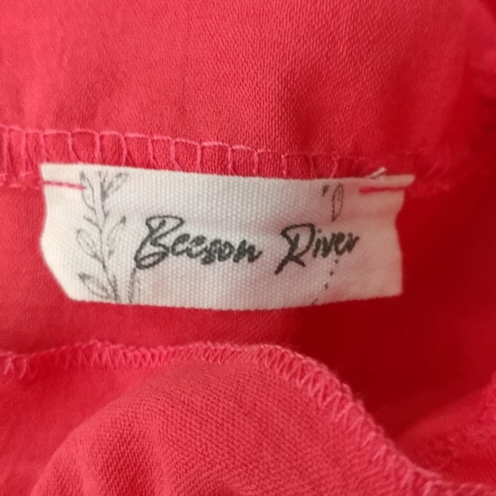 Beeson River Ruffle Trim Top Size Small - Picture 4 of 5